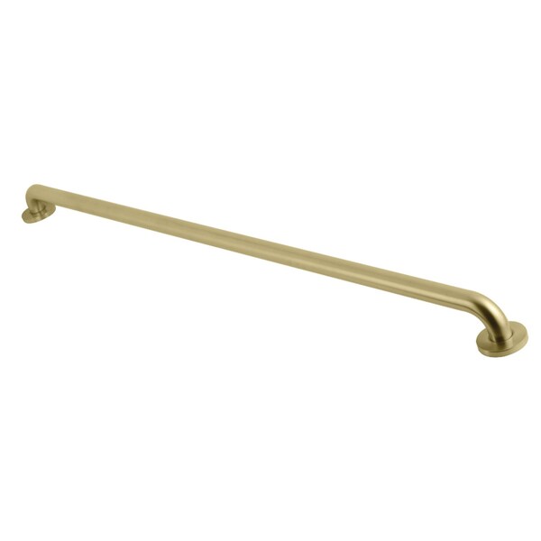 Contemporary DR514487 Meridian 48" X 1-1/4" ADA Grab Bar, Brushed Brass, 50.81 L, Brass